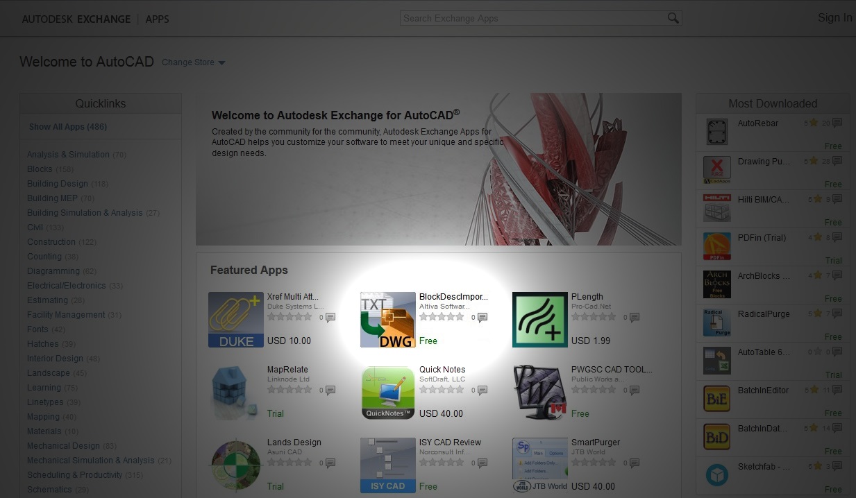 Autodesk Exchange Apps Featured Altiva Product
